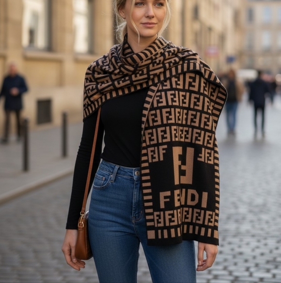 Fendi Accessories - Fendi Scarf 68"X13.5"